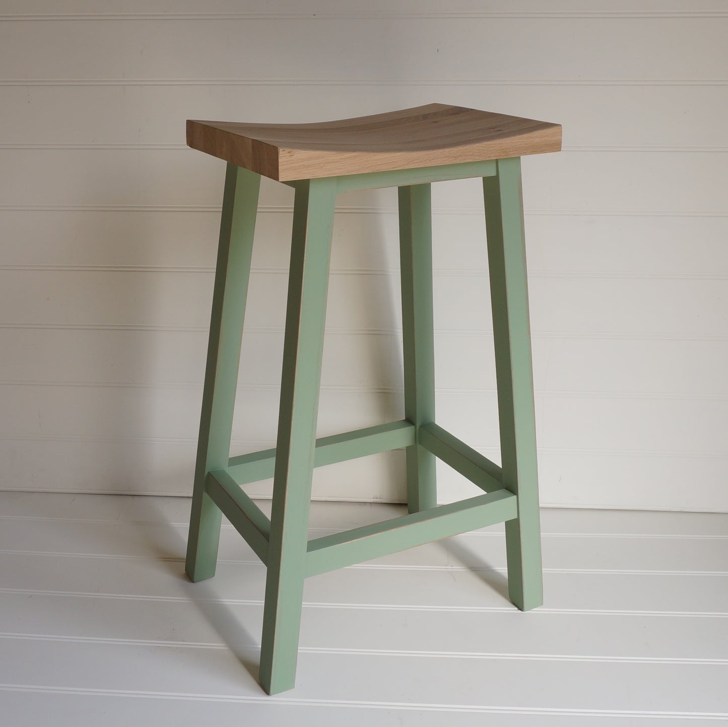 painted scandi bar stool